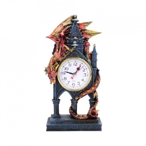 Ceas de birou cu dragon Gardianul timpului 27.5 cm